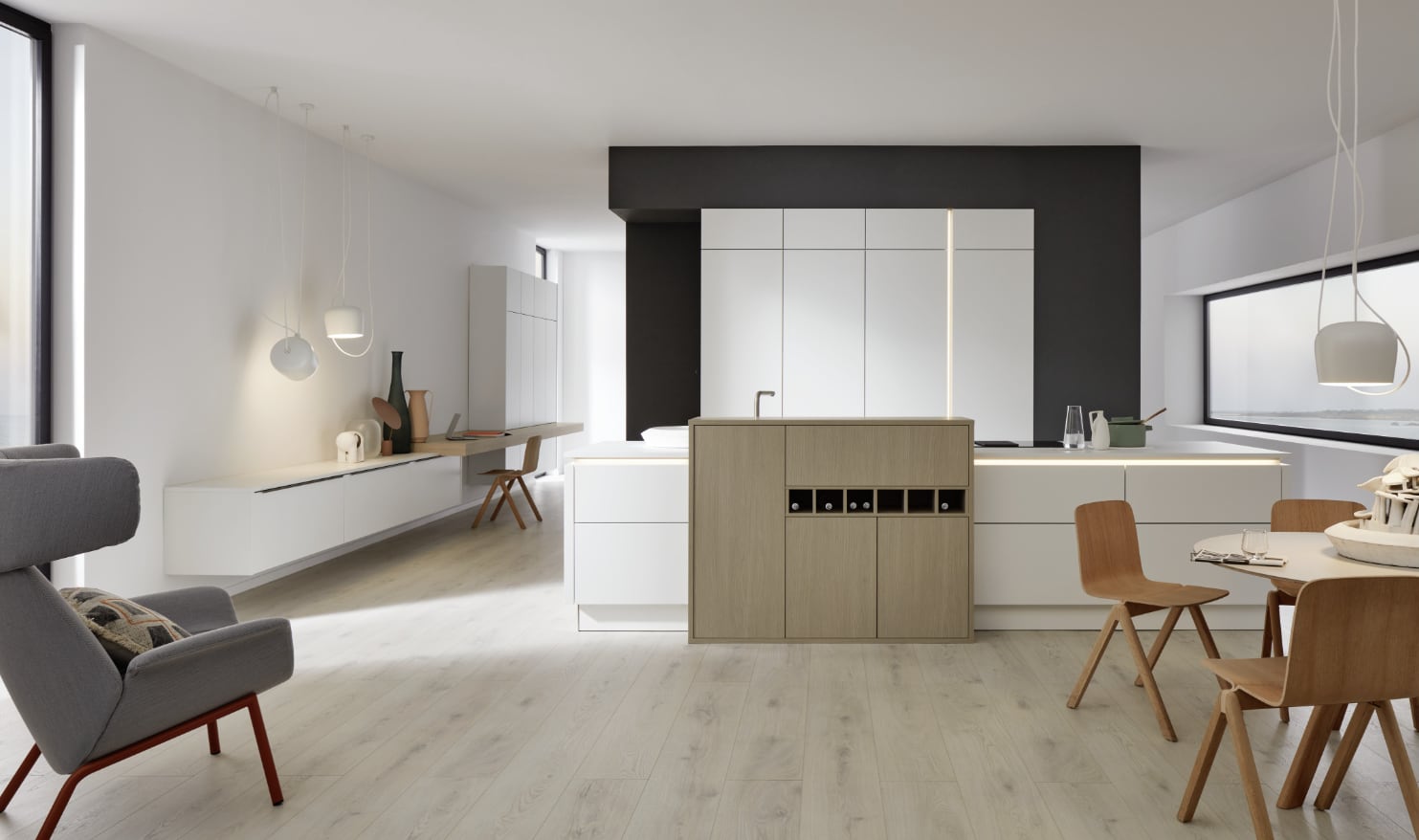nolteneo LEAF front in Sand Ash
