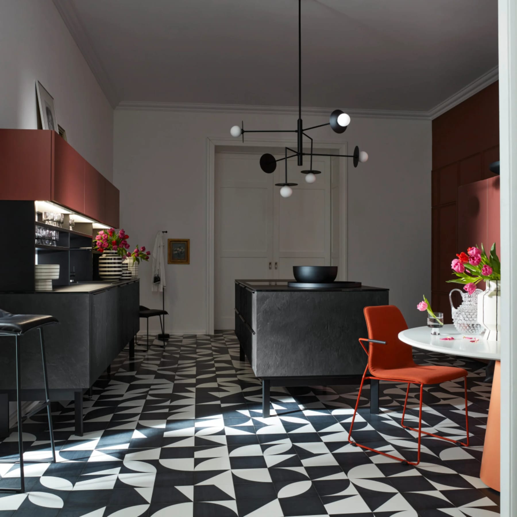 nolteneo Slate kitchen in deep black