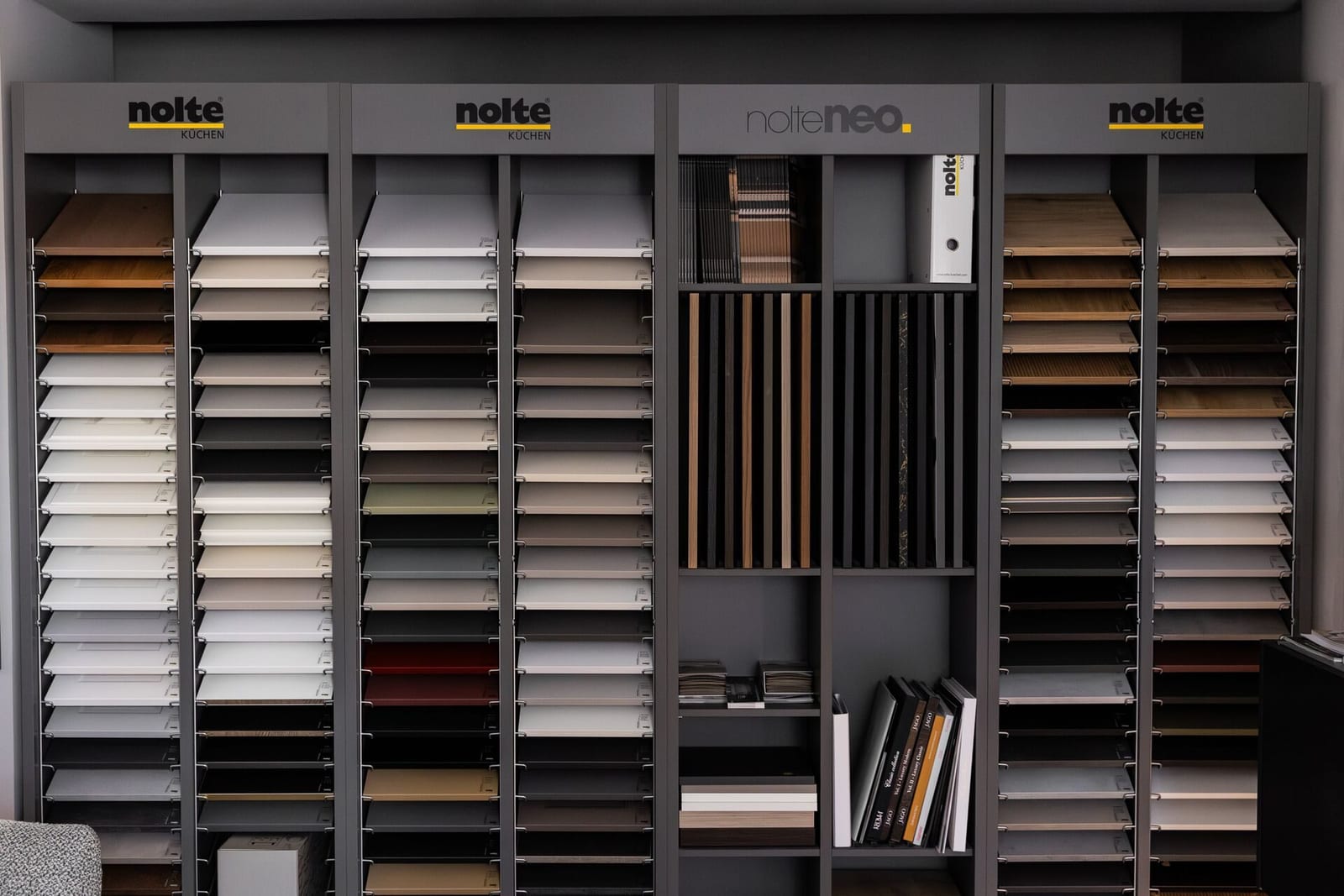 Front and colour display in the Cyprus showroom